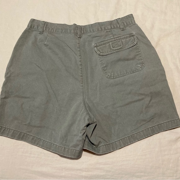 Cherokee High Waist Women's Shorts in Olive Green - Picture 2 of 12